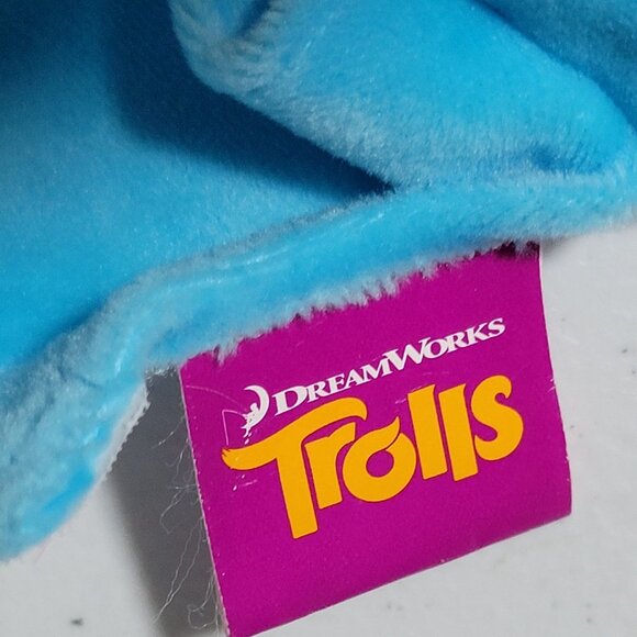 Build a Bear Trolls Poppy 21 inch Plush Blue Dress Dreamworks Stuffed Animal Toy - Picture 11 of 12